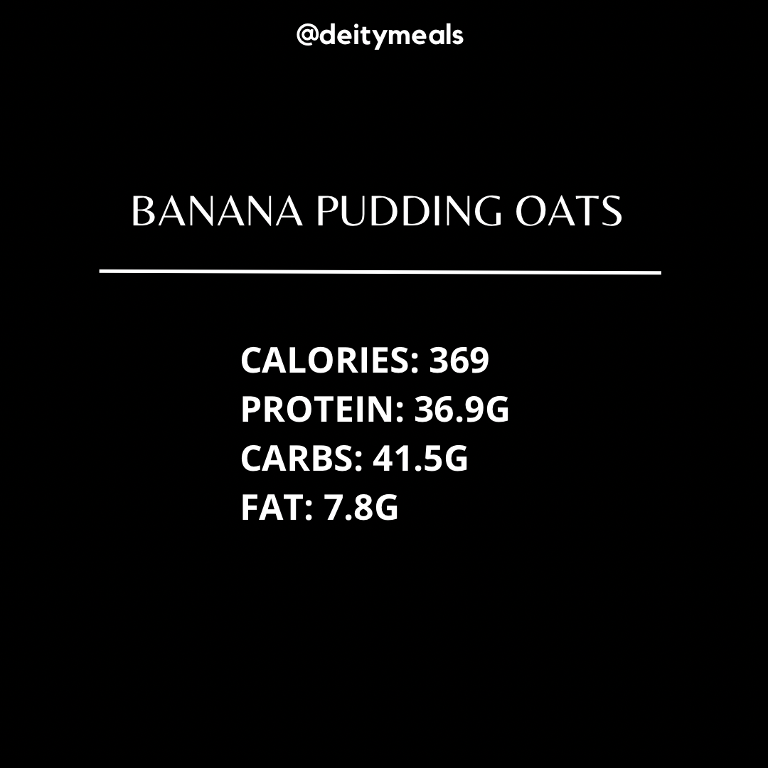 Banana Pudding Oats