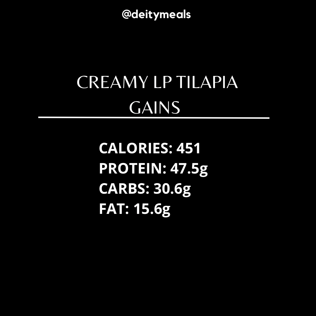Creamy Lemon Pepper Tilapia