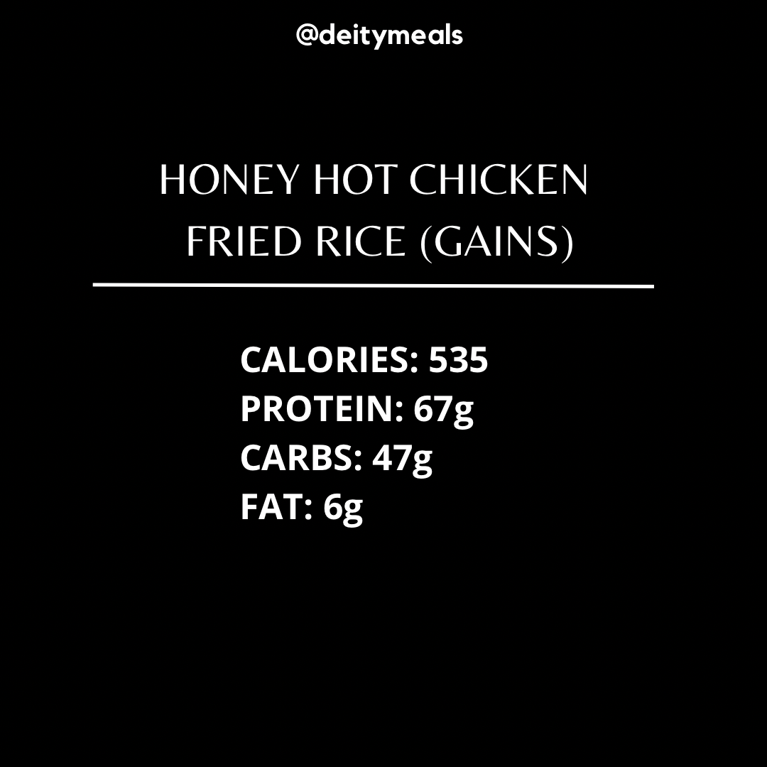 Honey Hot Chicken Fried Rice