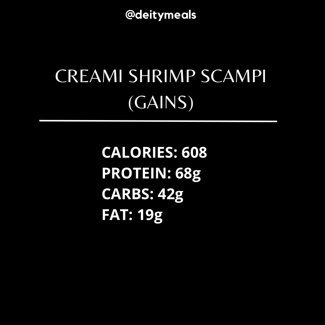 Creamy Shrimp Scampi
