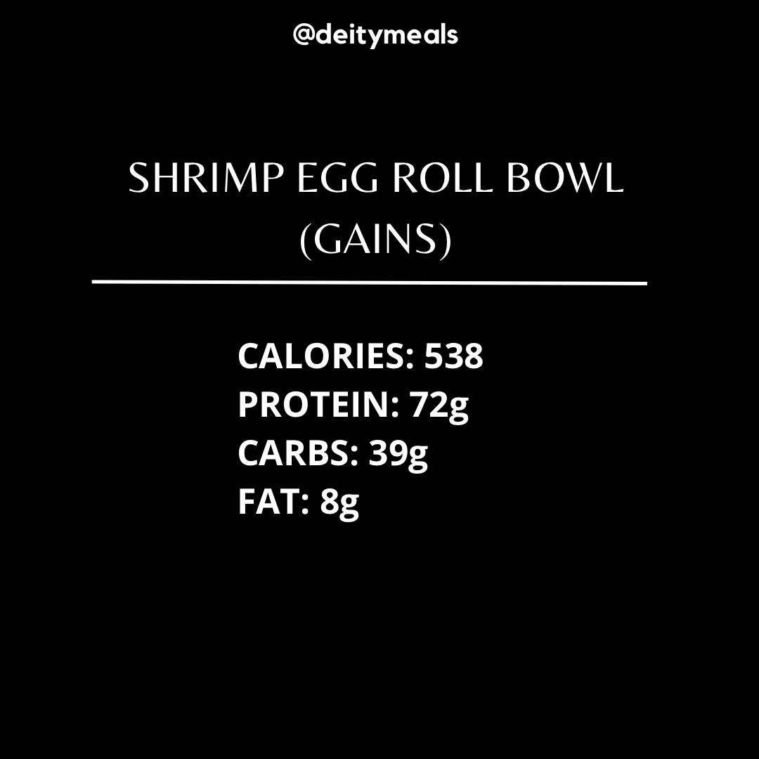 Shrimp Egg Roll Bowl