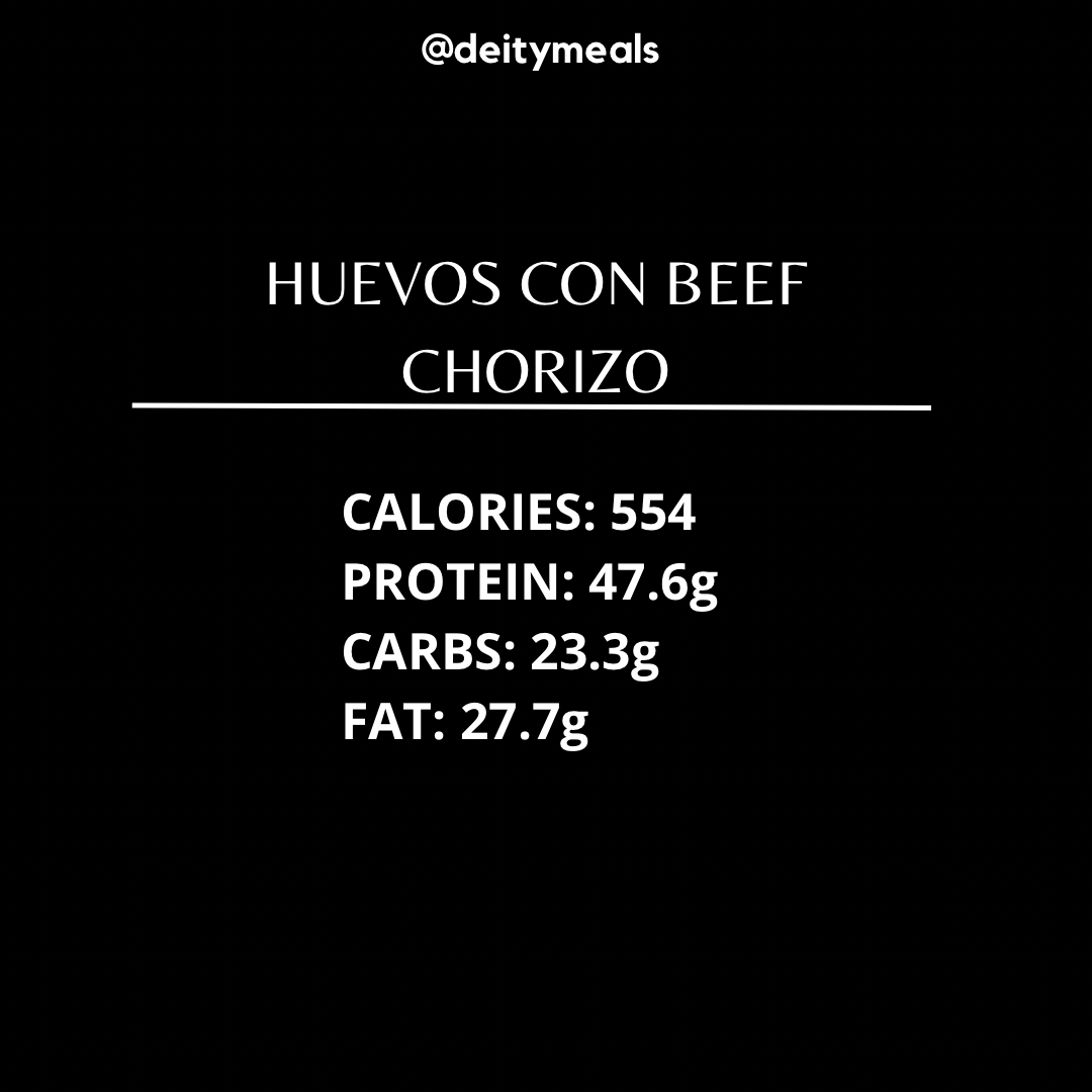 Huevos Con Beef Chorizo