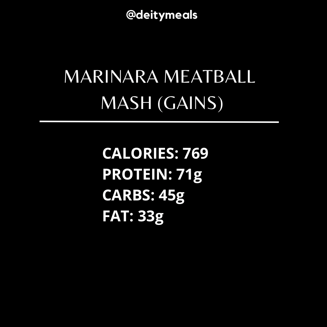 Marinara Meatball Mash