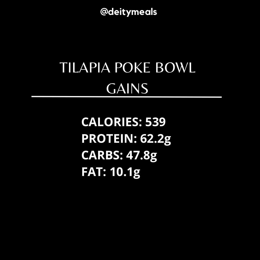 Tilapia Poke Bowl