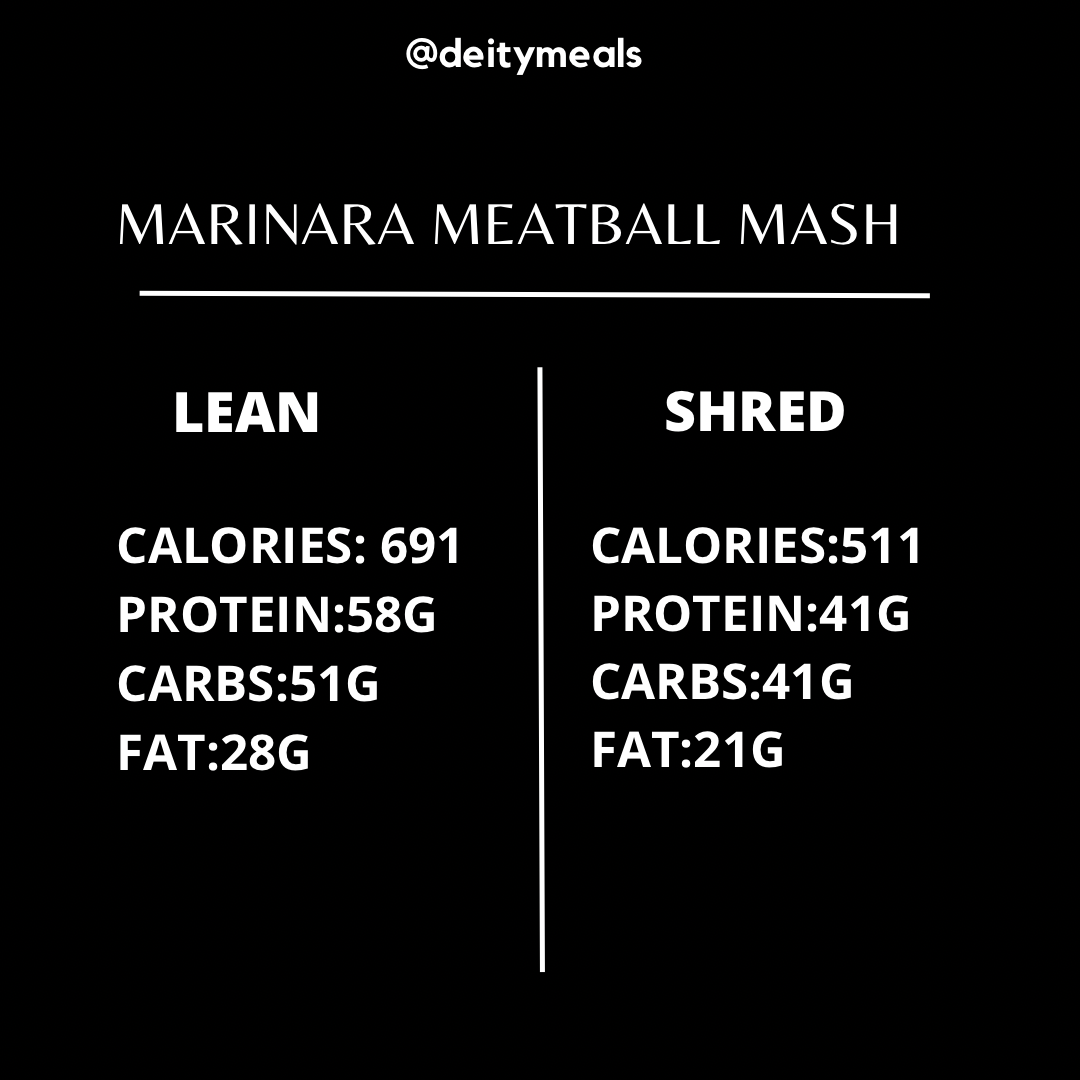 Marinara Meatball Mash