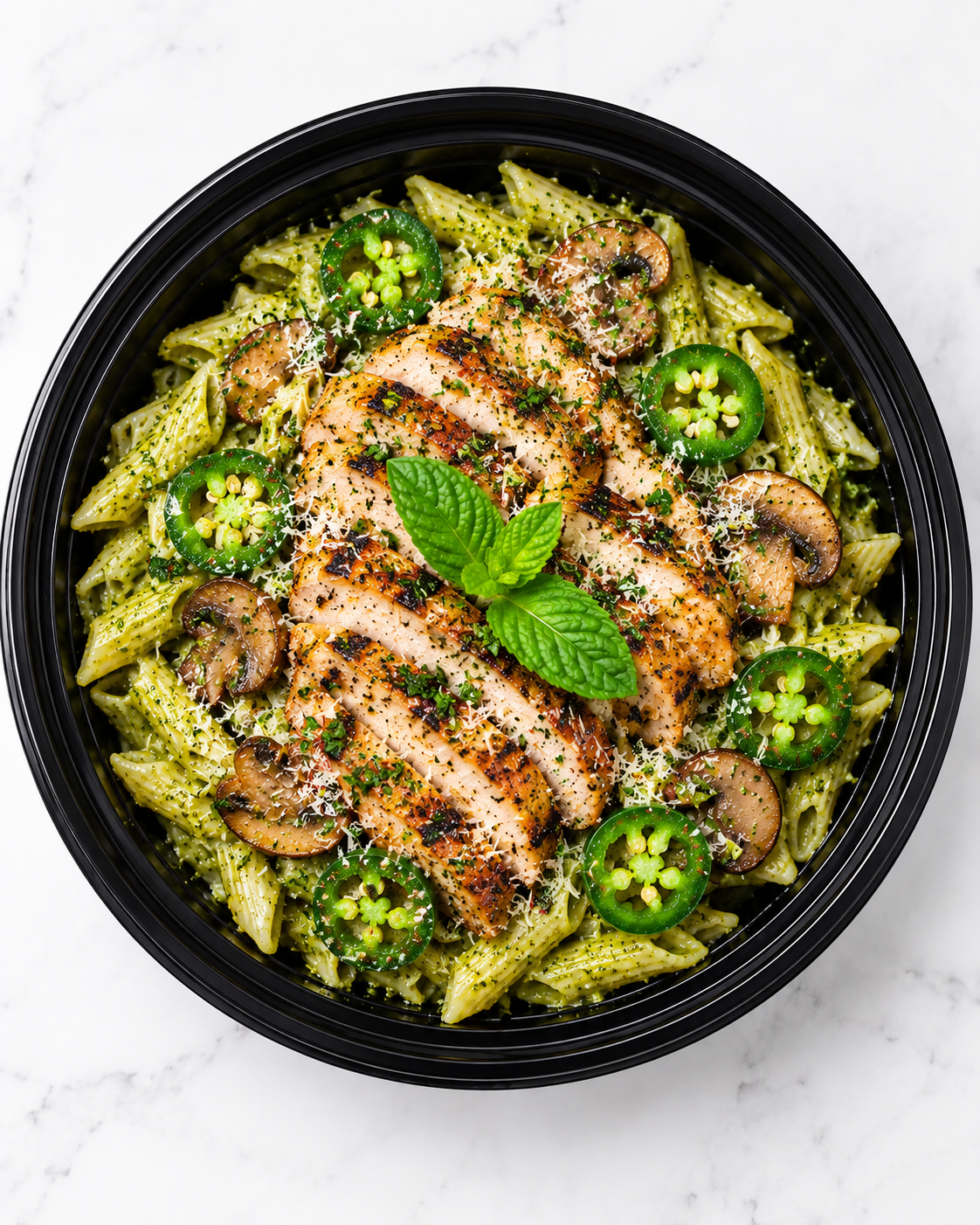 Jalapeño Pesto Chicken Pasta