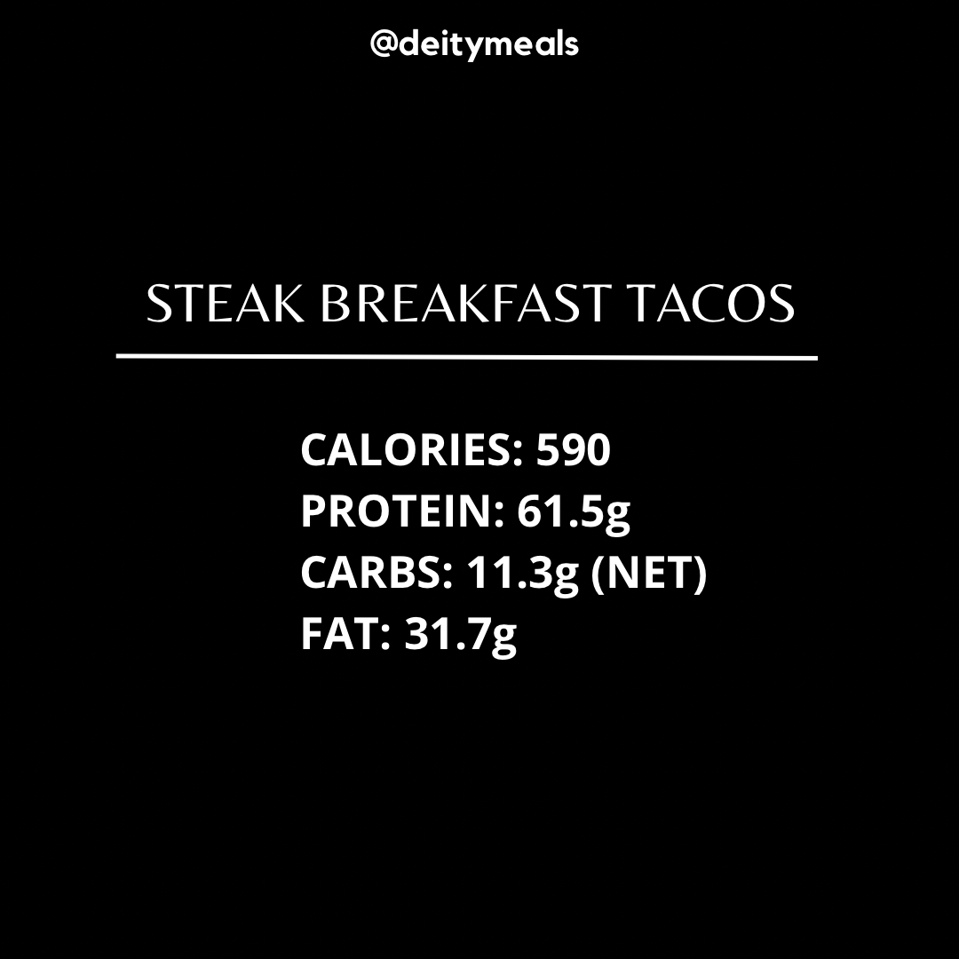 Steak Breakfast Tacos