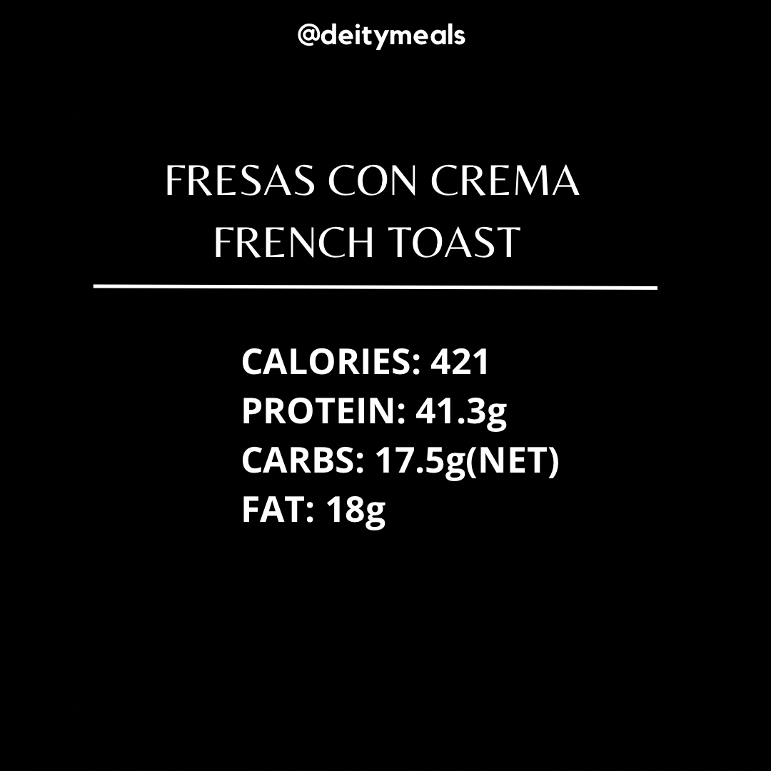 Fresas Con Crema French Toast