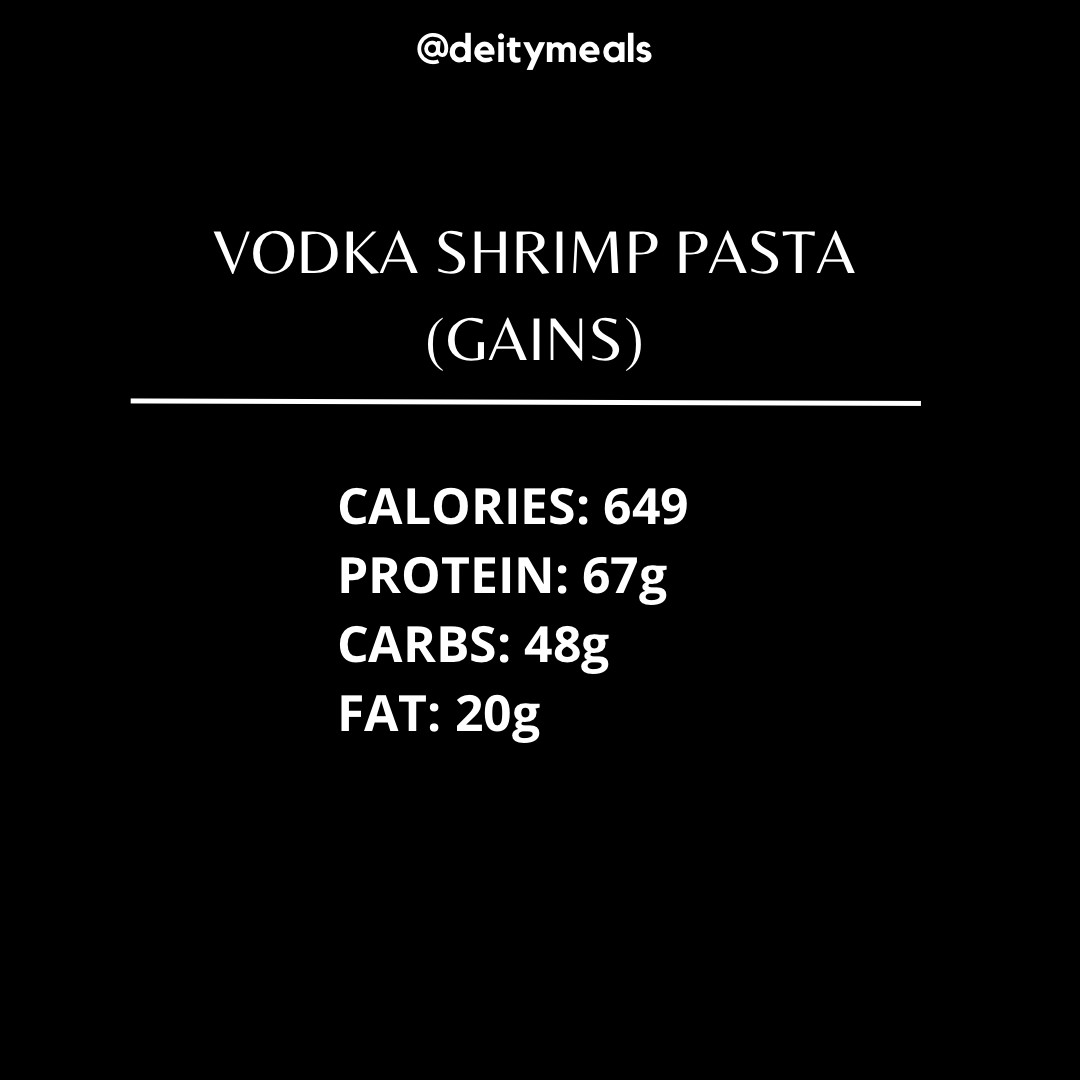 Vodka Shrimp Pasta