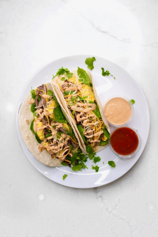 Steak Breakfast Tacos