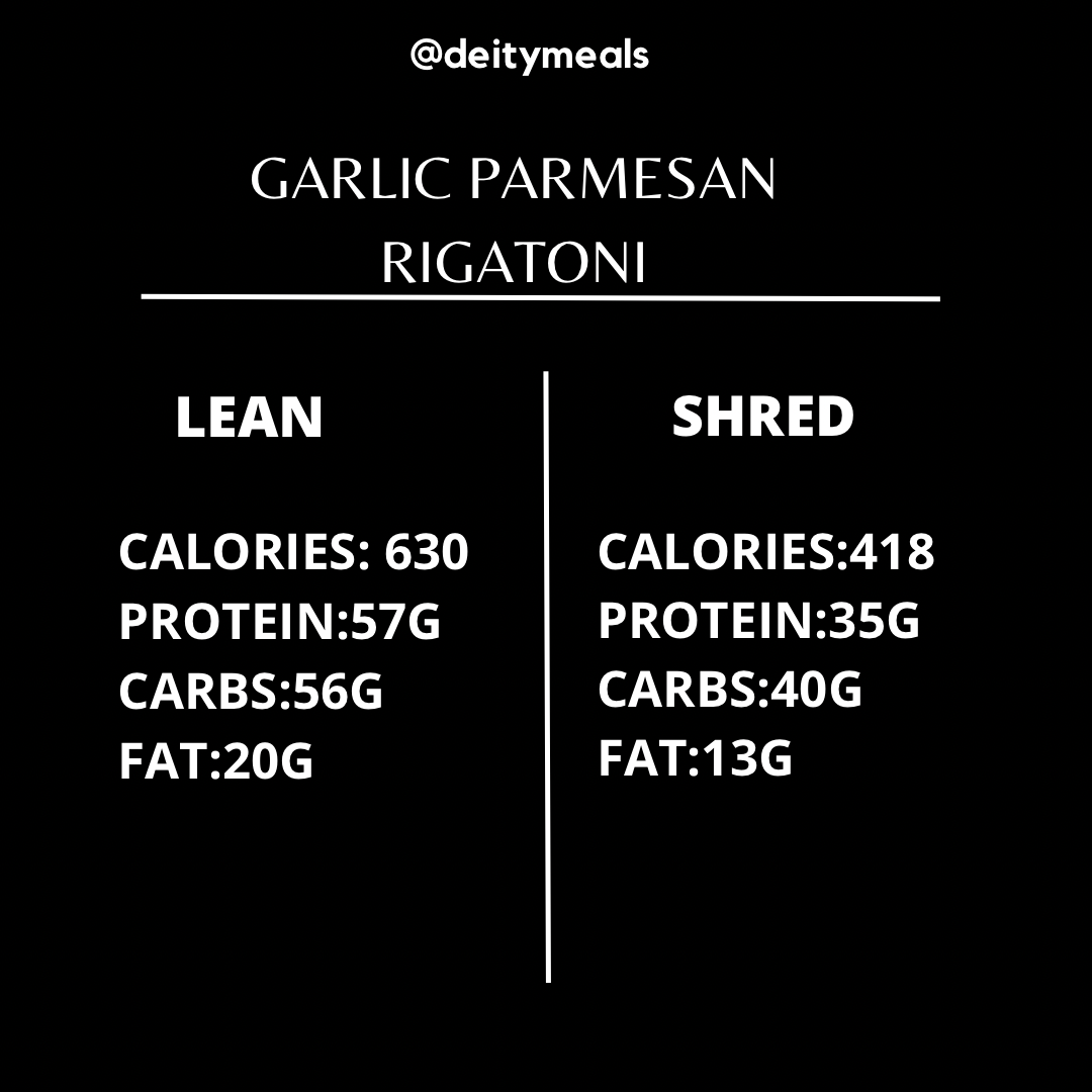Garlic Parmesan Rigatoni