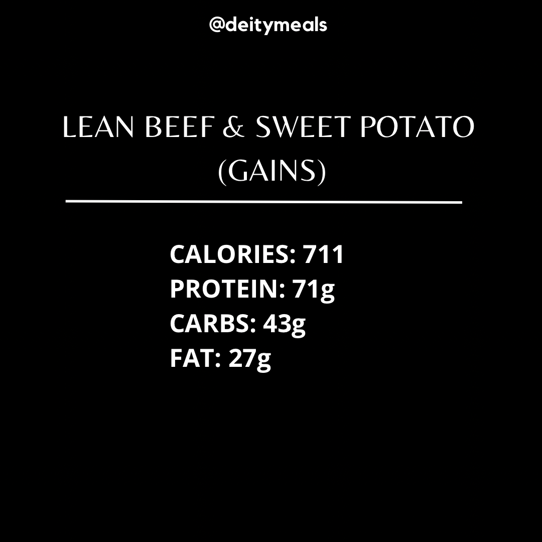 Lean Beef & Sweet Potato