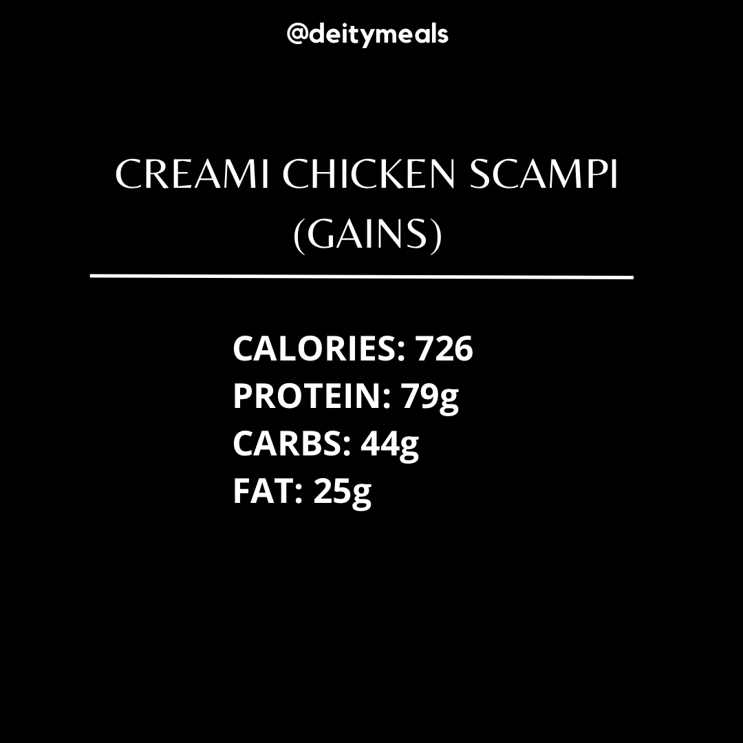 Creamy Chicken Scampi