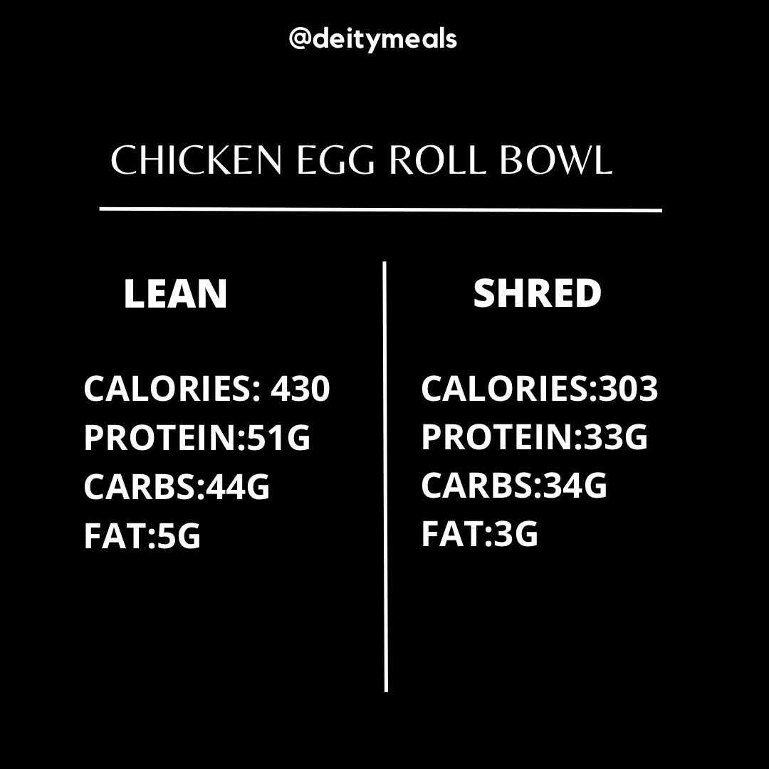 Chicken Egg Roll Bowl