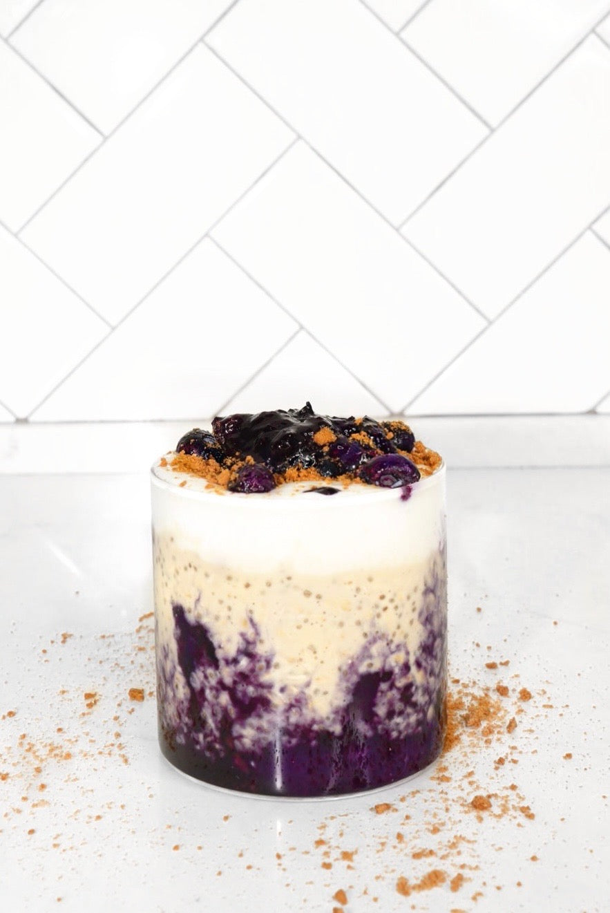 Blueberry Cheesecake Protein Oats