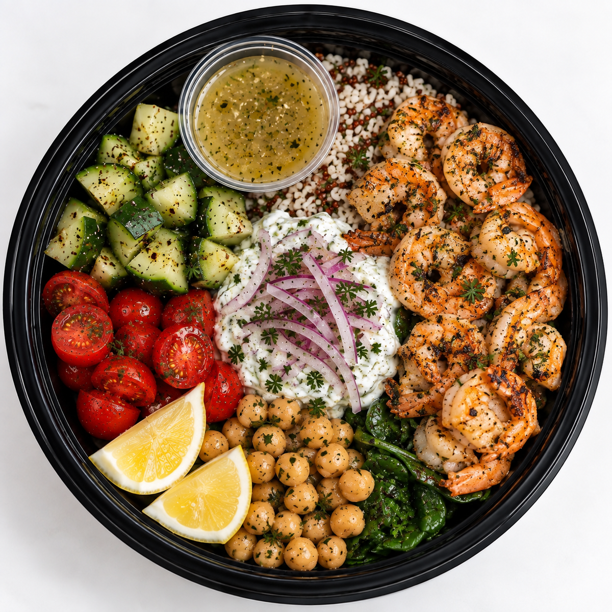 Greek Shrimp Power Bowl