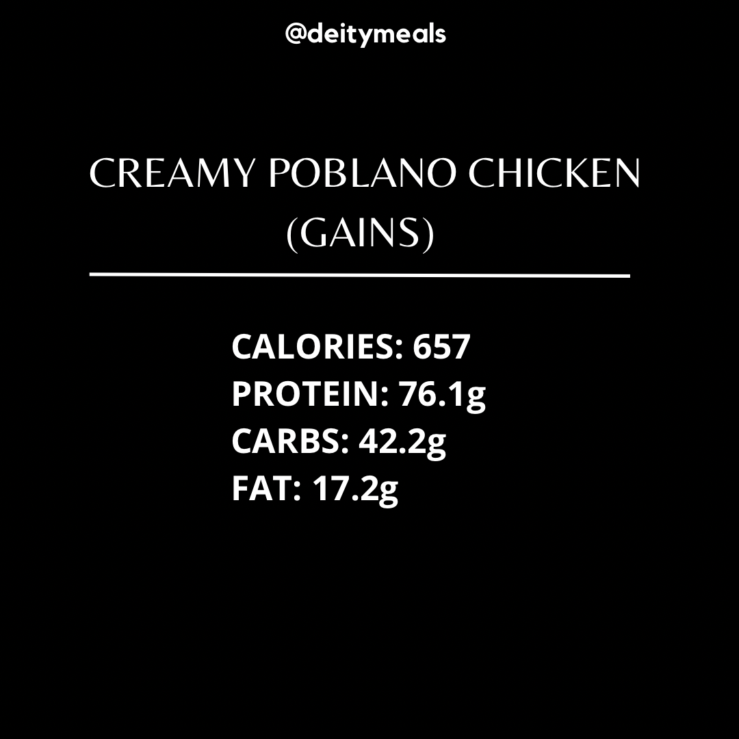 Creamy Poblano Chicken
