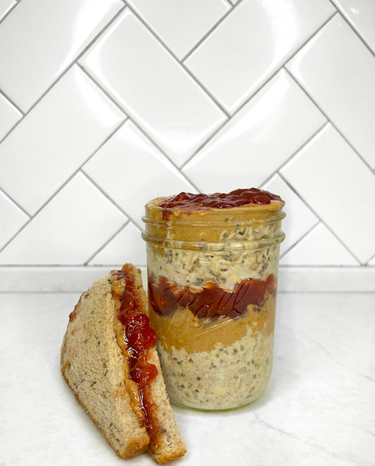 PB & J Protein Oats