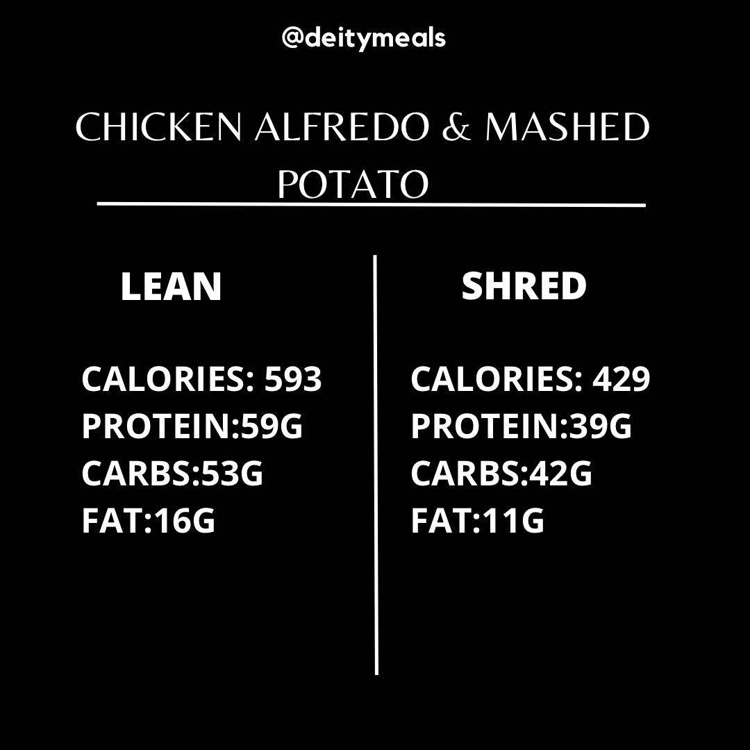 Chicken Alfredo & Mashed Potato