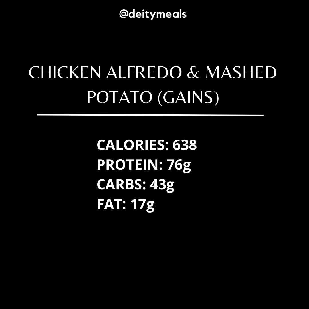 Chicken Alfredo & Mashed Potato