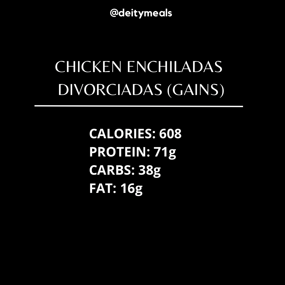 Chicken Enchiladas Divorciadas