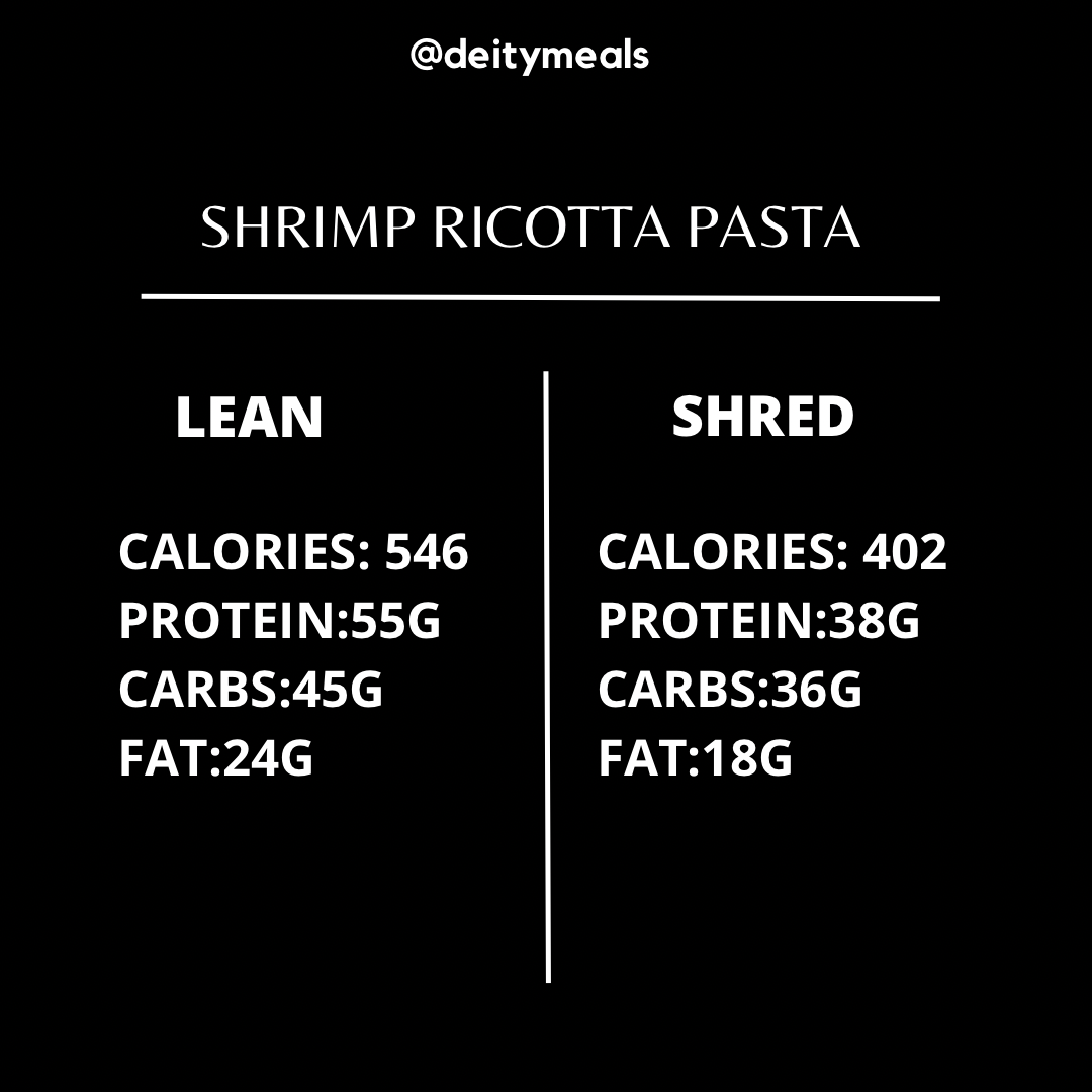 Shrimp Ricotta Pasta