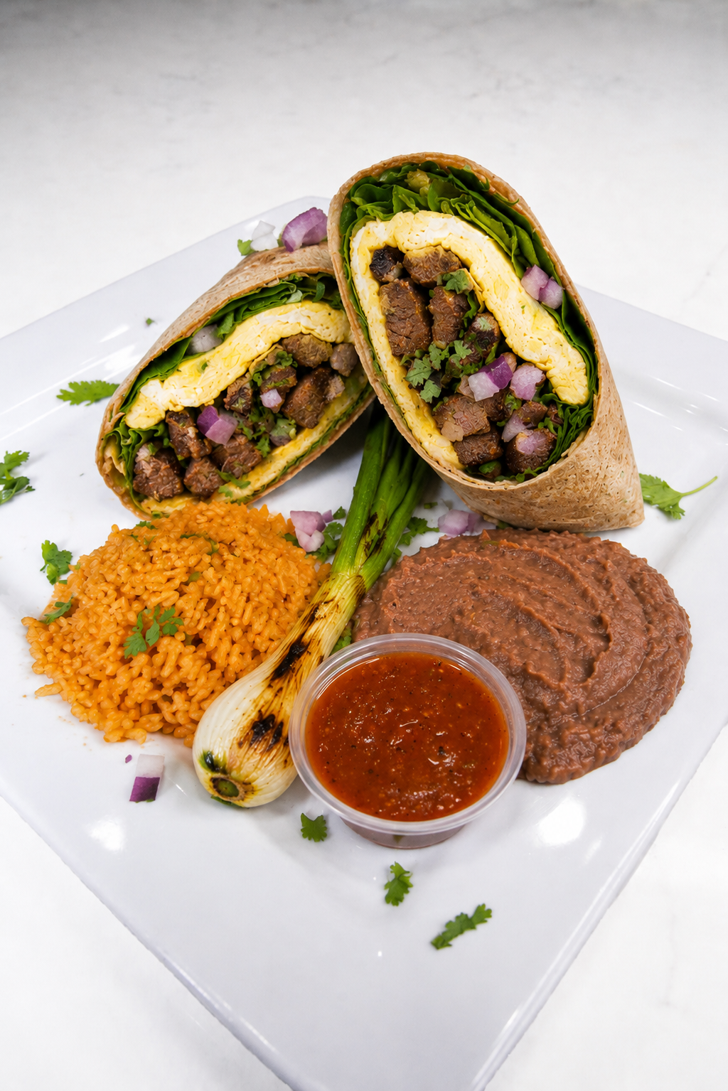 Asada Breakfast Burrito