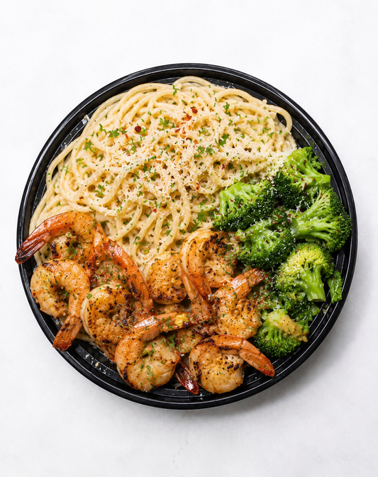 Butter Lemon Shrimp Pasta