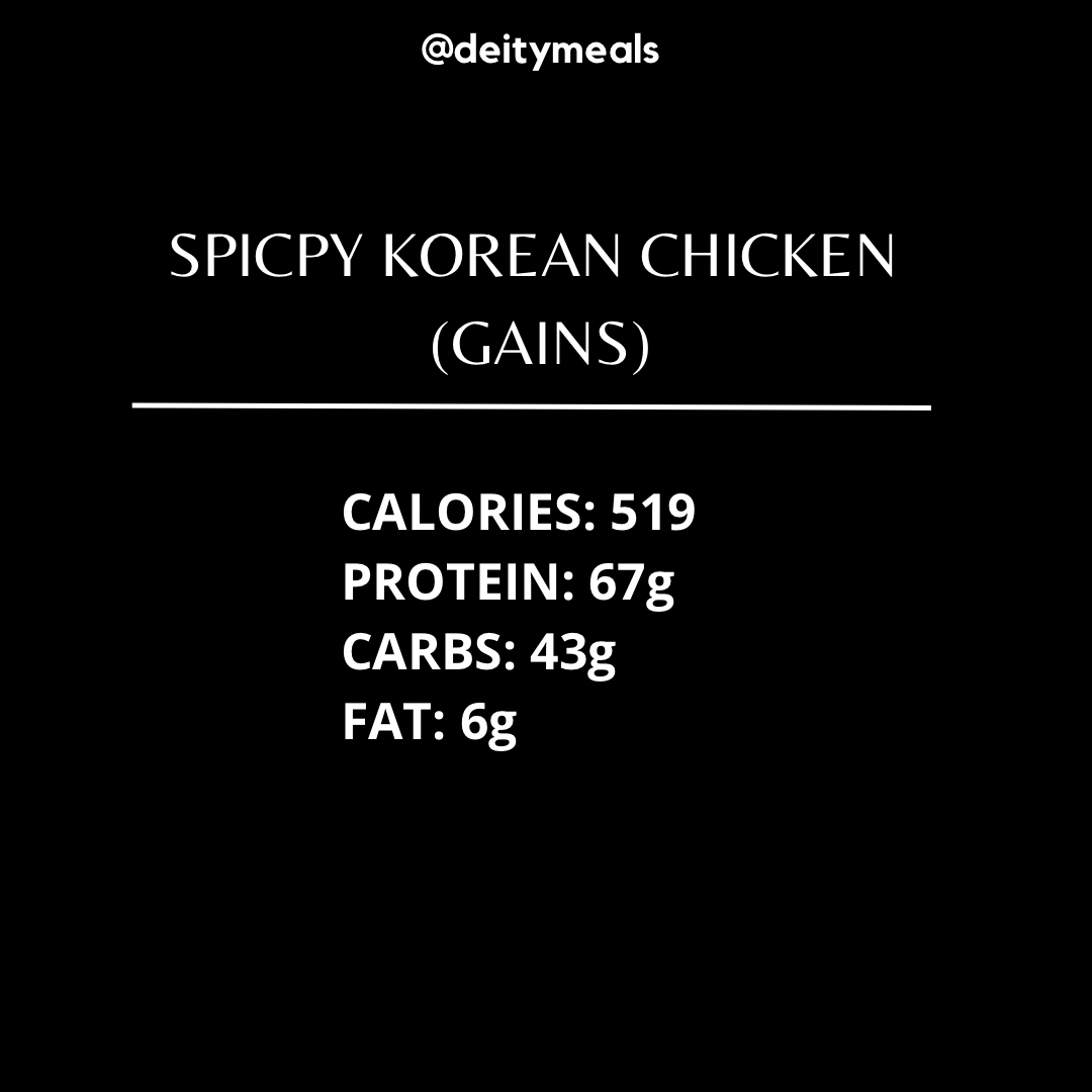 Spicy Korean Chicken Bowl